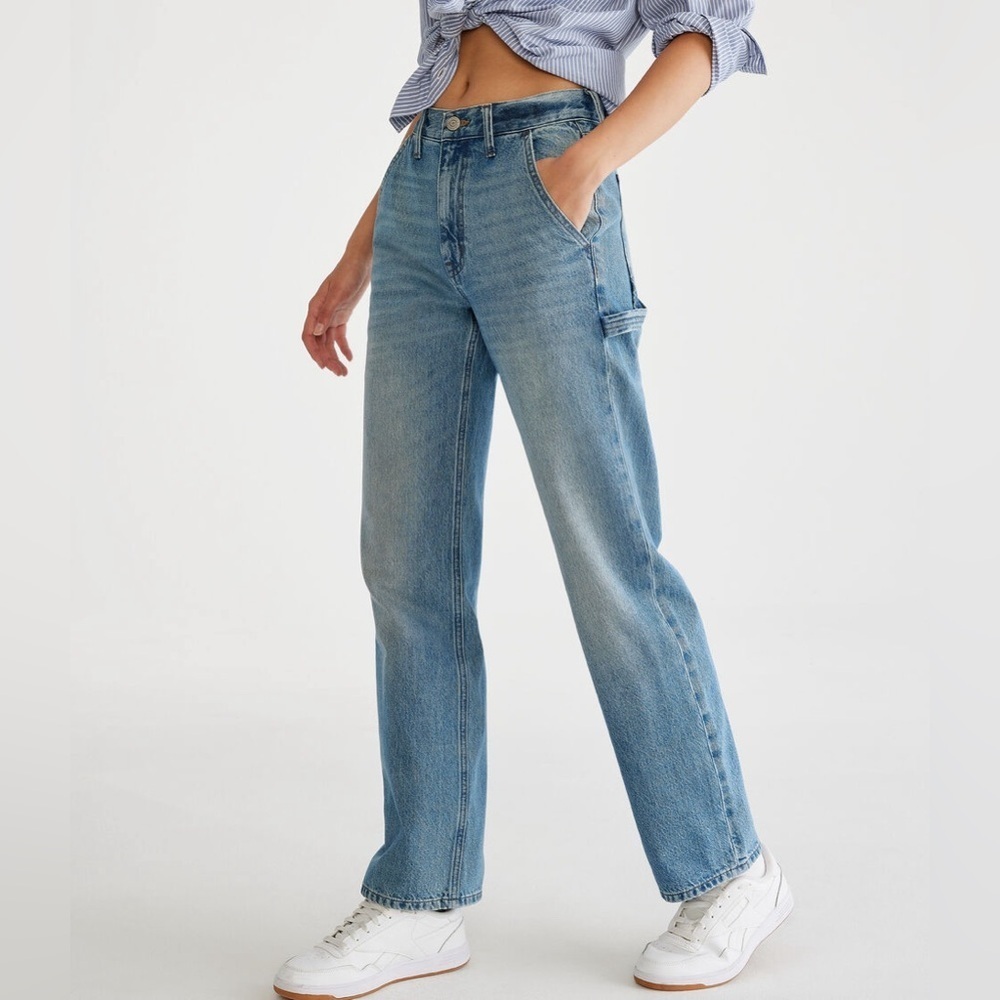 Aeropostale '90s High-Rise Baggy Carpenter Jeans Size 16R NWOT